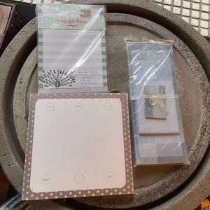 3 never used memo pads